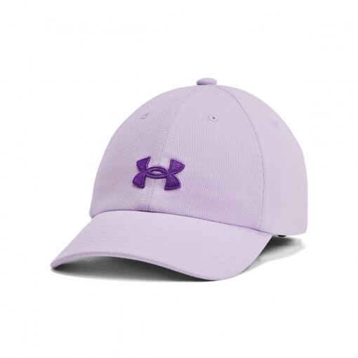 UNDER ARMOUR Dziewczęca czapka z daszkiem Under Armour Girl's UA Blitzing Adj  czarna Różowy