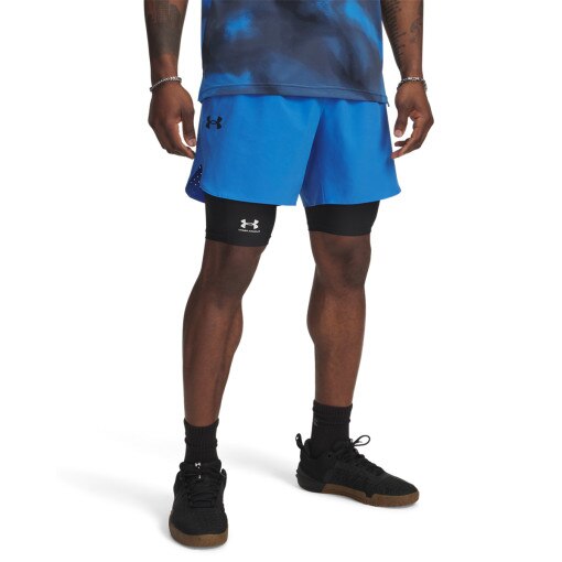 Męskie spodenki treningowe Under Armour UA Vanish Elite Short - niebieskie