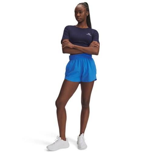 UNDER ARMOUR Damskie spodenki treningowe Under Armour UA Vanish 3in Short  niebieskie Niebieski