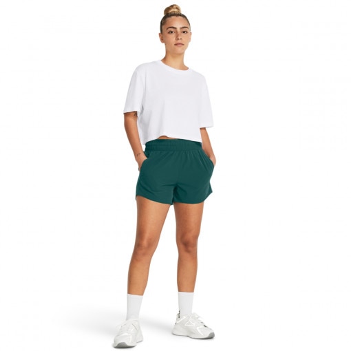 Obrazek dla: UNDER ARMOUR Damskie spodenki treningowe Under Armour UA Vanish 3in Short  zielone Zielony