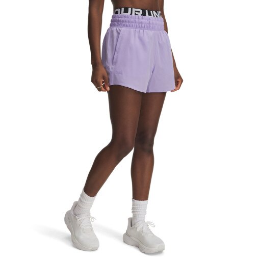 Damskie spodenki treningowe Under Armour UA Vanish 3in Short - fioletowe