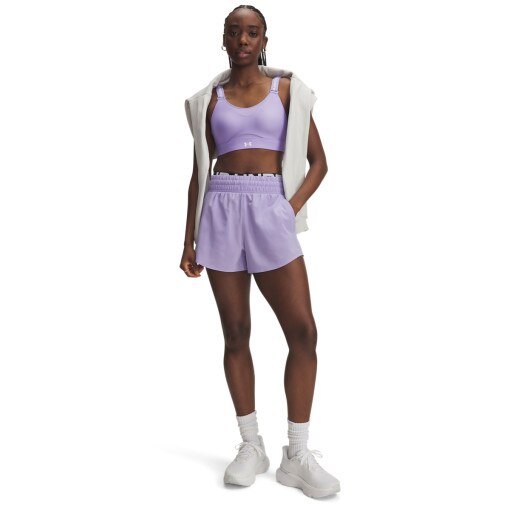 UNDER ARMOUR Damskie spodenki treningowe Under Armour UA Vanish 3in Short fioletowe Fioletowy