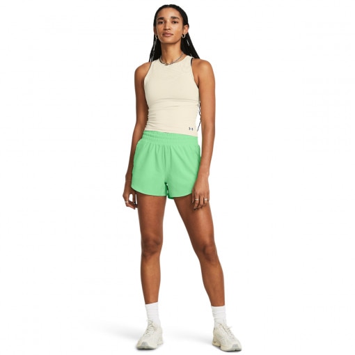 UNDER ARMOUR Damskie spodenki treningowe Under Armour UA Vanish 3in Short  zielone Zielony