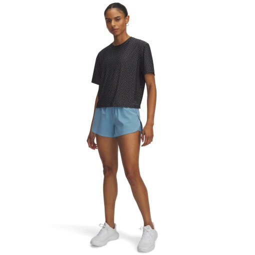UNDER ARMOUR Damskie spodenki treningowe Under Armour UA Vanish 2in1 Short  niebieskie Niebieski