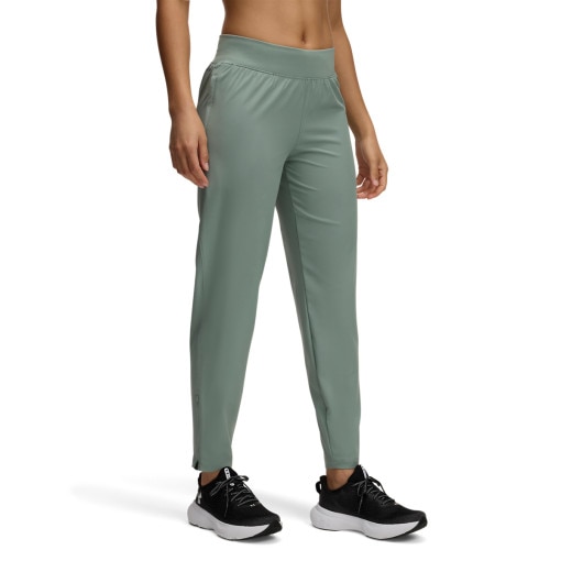 Damskie spodnie do biegania Under Armour UA OutRun the Storm Pants - zielone