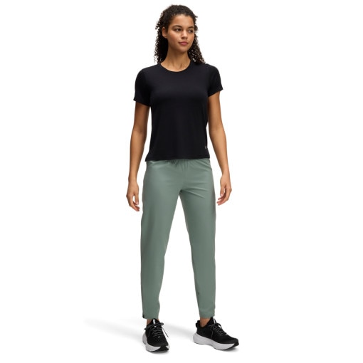 UNDER ARMOUR Damskie spodnie do biegania Under Armour UA OutRun the Storm Pants  zielone Zielony