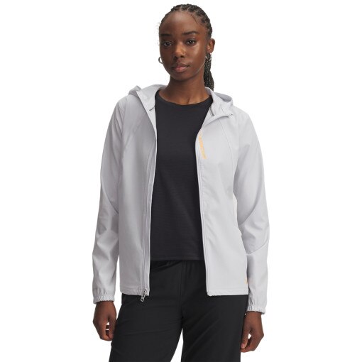UNDER ARMOUR Damska kurtka do biegania Under Armour UA OutRun the Storm Jacket  szara Szary