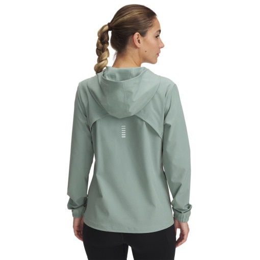 Damska kurtka do biegania Under Armour UA OutRun the Storm Jacket - zielona