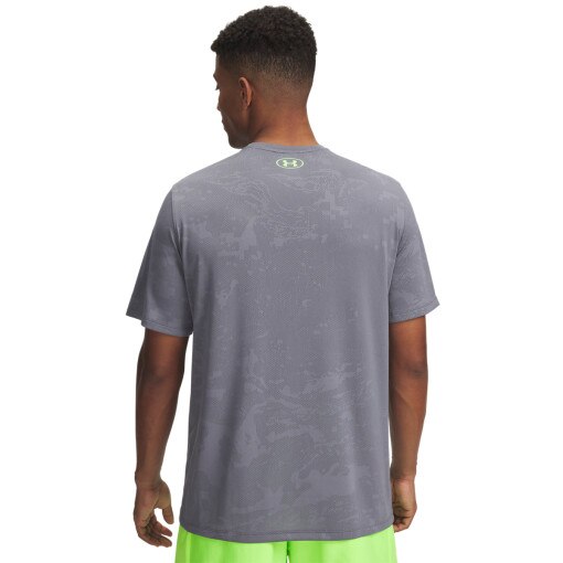 Męska koszulka treningowa Under Armour UA Tech Vent Jacquard SS - szara