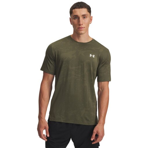 UNDER ARMOUR Męska koszulka treningowa Under Armour UA Tech Vent Jacquard SS khaki Khaki