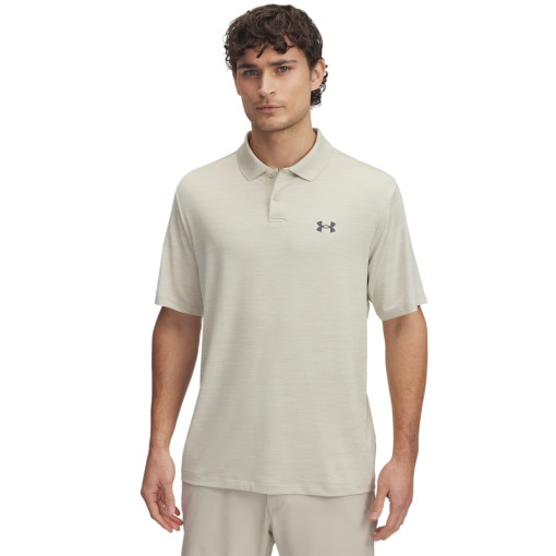 UNDER ARMOUR Męska koszulka polo Under Armour UA Matchplay Polo  beżowa Beżowy