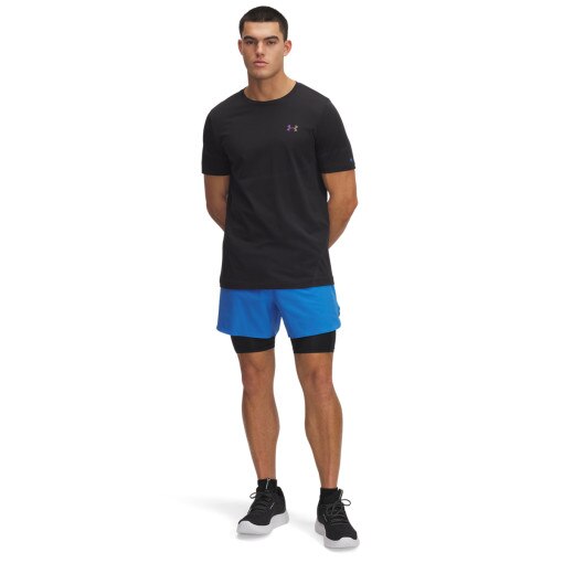 UNDER ARMOUR Męskie spodenki treningowe Under Armour UA Vanish Elite 2in1 Short  niebieskie Niebieski