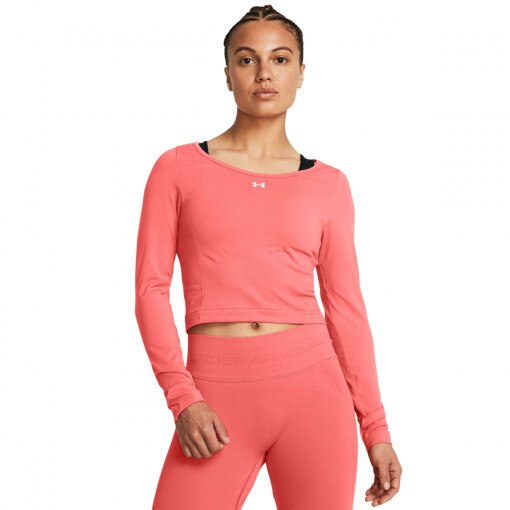 Obrazek dla: UNDER ARMOUR Damski longsleeve treningowy Under Armour UA Vanish Seamless LS  łososiowy Koralowy