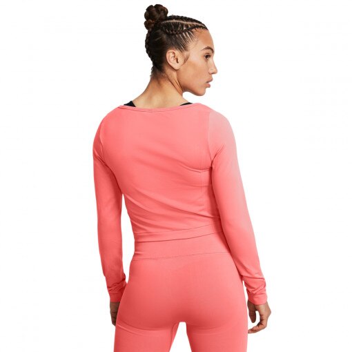 Damski longsleeve treningowy Under Armour UA Vanish Seamless LS - łososiowy