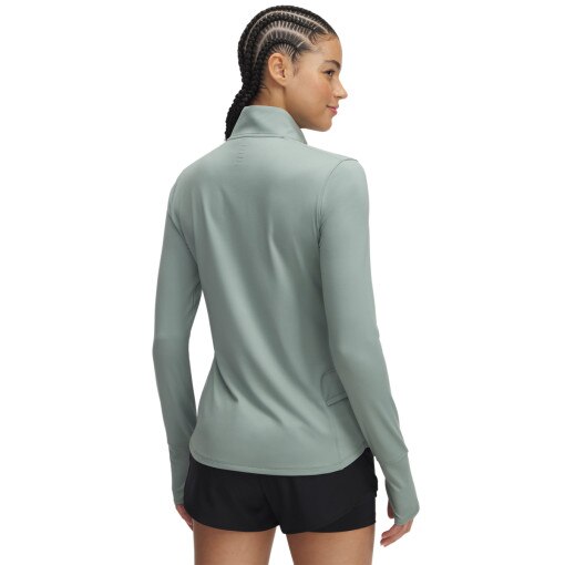 Damska bluza do biegania nierozpinana bez kaptura Under Armour UA Launch Pro Half Zip - zielona