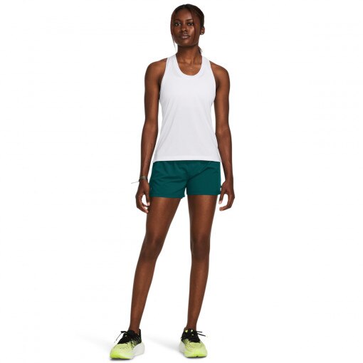 UNDER ARMOUR Damskie spodenki do biegania Under Armour UA Launch Pro 3'' Shorts  zielone Zielony