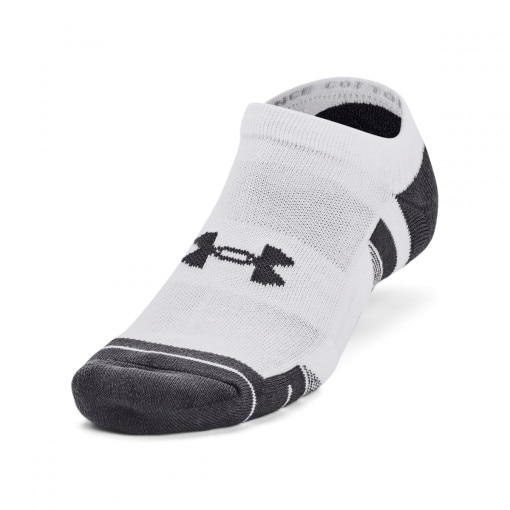Skrpetki treningowe uniseks (3-pack) Under Armour UA Performance Cotton NS - białe