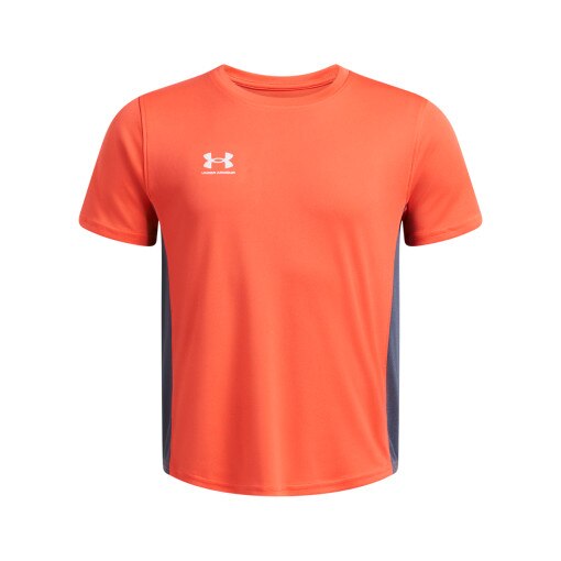 UNDER ARMOUR Chłopięca koszulka treningowa Under Armour UA B's Challenger Train SS  pomarańczowa Czerwony
