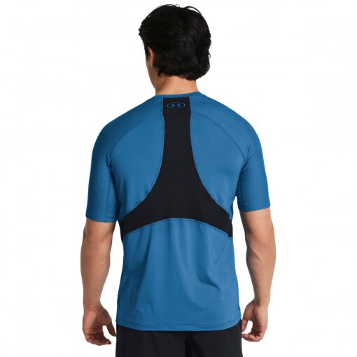 Męska koszulka treningowa Under Armour UA SmartForm Rush 2.0 SS Nov - niebieska