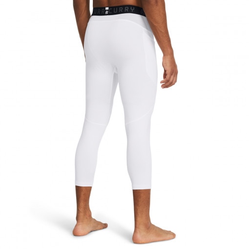 Męskie legginsy treningowe 3/4 Under Armour Curry Brand - białe