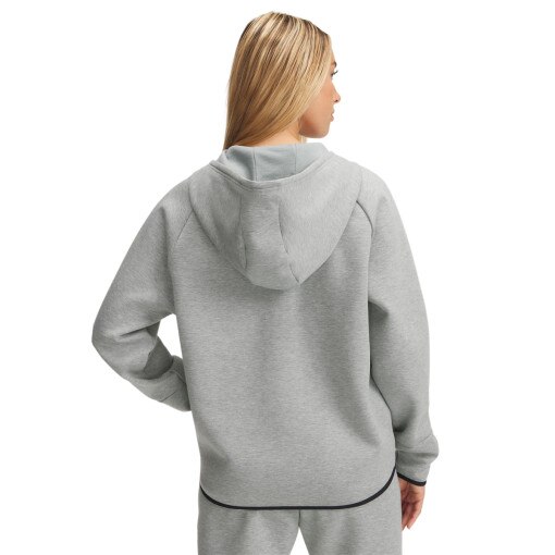 Damska bluza treningowa rozpinana z kapturem Under Armour Unstoppable Fleece FZ - szara