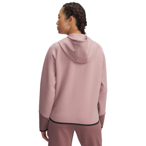Damska bluza treningowa rozpinana z kapturem Under Armour Unstoppable Fleece FZ - różowa