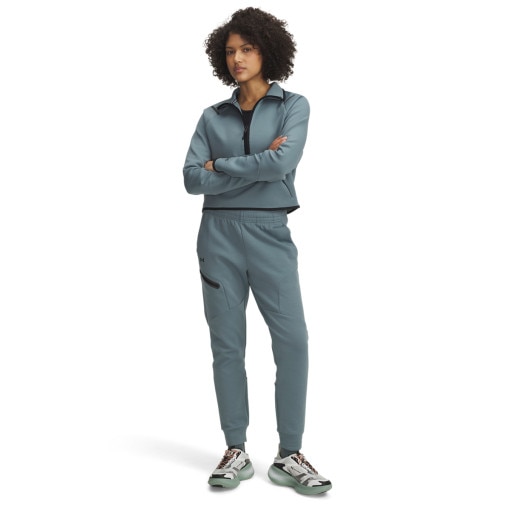  UNDER ARMOUR Damskie spodnie treningowe Under Armour Unstoppable Flc Jogger  niebieskie Niebieski