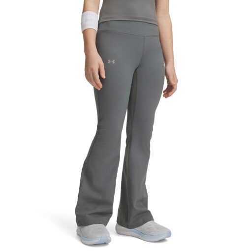 Dziewczęce spodnie treningowe Under Armour Motion Flare Pant - szare
