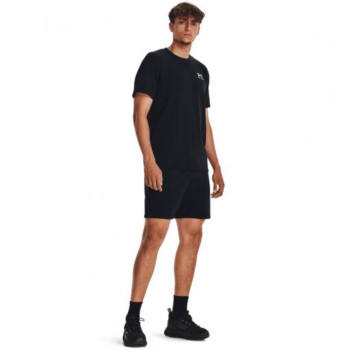 UNDER ARMOUR Męskie spodenki dresowe Under Armour UA Icon Fleece Short  czarne Czarny