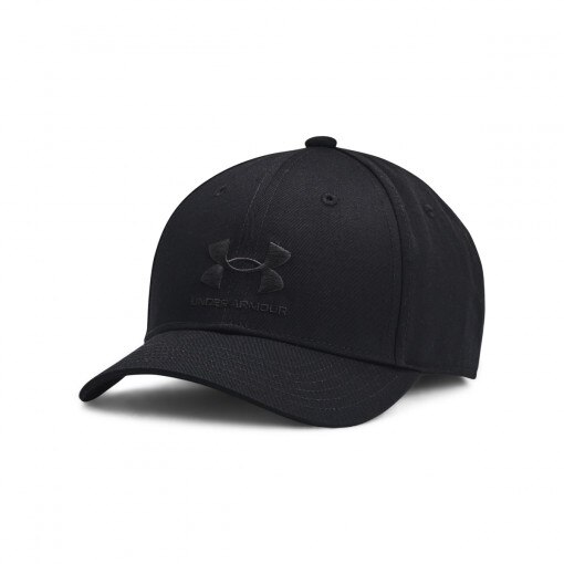 UNDER ARMOUR Chłopięca czapka z daszkiem Under Armour Youth Sportstyle Lockup Adj  czarna Czarny