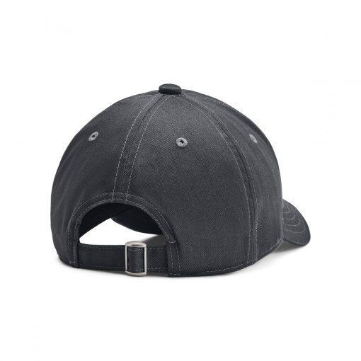 Chłopięca czapka z daszkiem Under Armour Youth Sportstyle Lockup Adj - szara