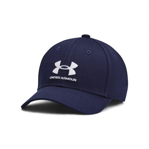 UNDER ARMOUR Chłopięca czapka z daszkiem Under Armour Youth Sportstyle Lockup Adj  granatowa Granatowy