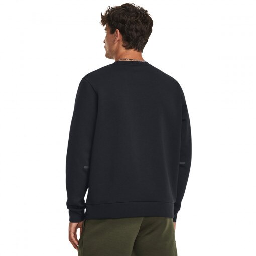 Męska bluza treningowa nierozpinana bez kaptura Under Armour UA Unstoppable Flc Crew - czarna