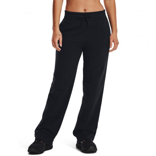 Damskie spodnie dresowe Under Armour UA Rival Flc Straight Pant - czarne