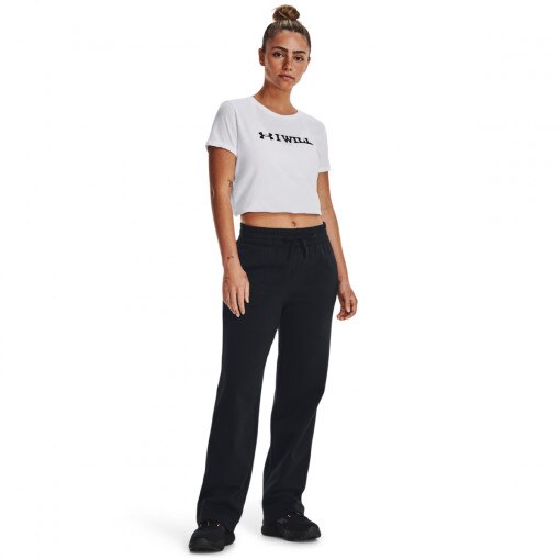 UNDER ARMOUR Damskie spodnie dresowe Under Armour UA Rival Flc Straight Pant  czarne Czarny