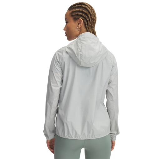 Damska kurtka do biegania Under Armour Launch Lightweight Jacket - zielona