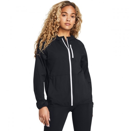 UNDER ARMOUR Damska kurtka do biegania Under Armour Launch Lightweight Jacket  czarna Czarny