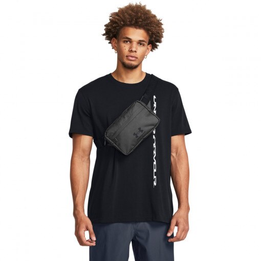 UNDER ARMOUR Saszetka nerka uniseks Under Armour UA Sportstyle Lite WB Xbody  szara Szary