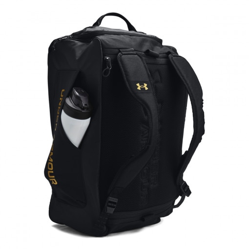 Torba treningowa uniseks Under Armour UA Contain Duo MD BP Duffle - czarna