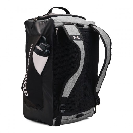 Torba treningowa uniseks Under Armour UA Contain Duo MD BP Duffle - czarna