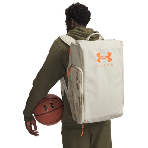  UNDER ARMOUR Torba treningowa uniseks Under Armour UA Contain Duo MD BP Duffle  beżowa Beżowy