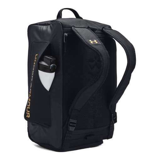 Torba treningowa uniseks Under Armour UA Contain Duo SM BP Duffle - czarna