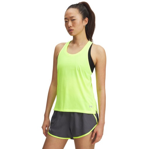 UNDER ARMOUR Damski top do biegania Under Armour UA Streaker Singlet  żółty żółty