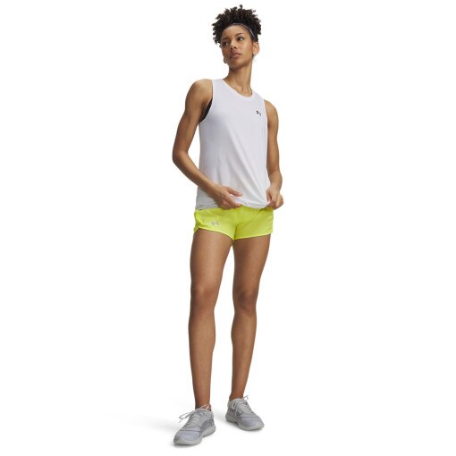 Obrazek dla: UNDER ARMOUR Damskie spodenki do biegania Under Armour UA Fly By 3'' Shorts  żółte żółty