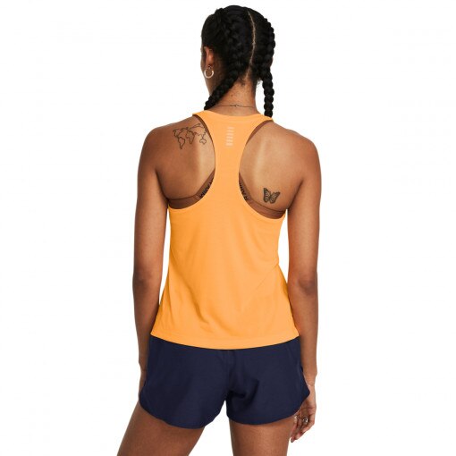 Damski top do biegania Under Armour UA Streaker Singlet - pomarańczowy