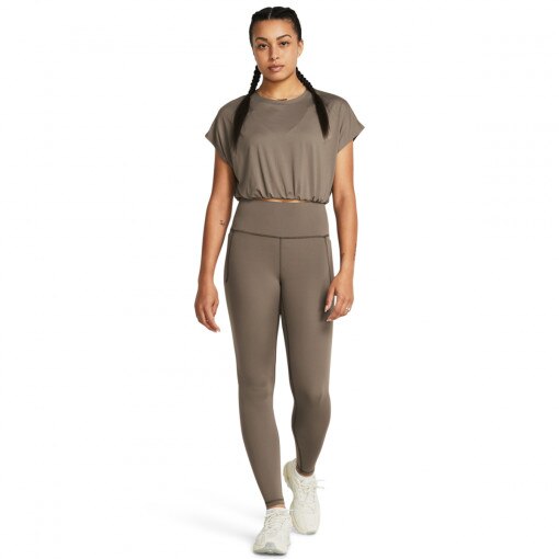 UNDER ARMOUR Damskie legginsy treningowe Under Armour Meridian Legging  brązowe Brązowy