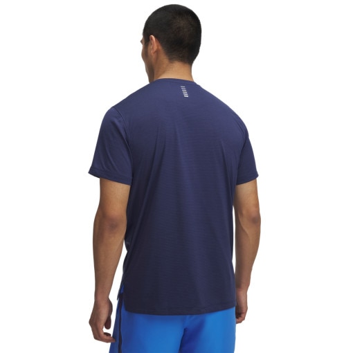 Męska koszulka do biegania Under Armour UA Launch Shortsleeve - granatowa