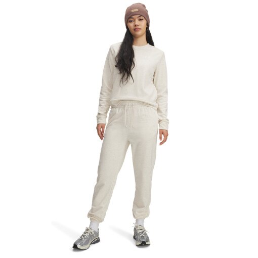 UNDER ARMOUR Damskie spodnie dresowe Under Armour UA Rival Terry Jogger  białe Biały