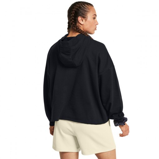 Damska bluza dresowa nierozpinana z kapturem Under Armour UA Rival Terry OS Hoodie - czarna