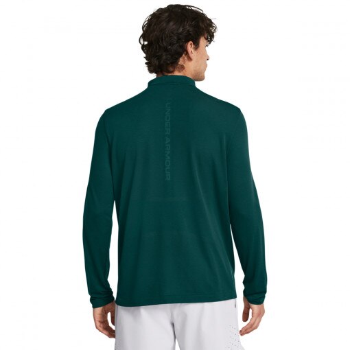 Męski longsleeve treningowy Under Armour Vanish Elite Seamless 1/4 Zip - zielony